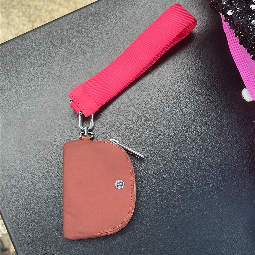 Red Wristlet with Logo